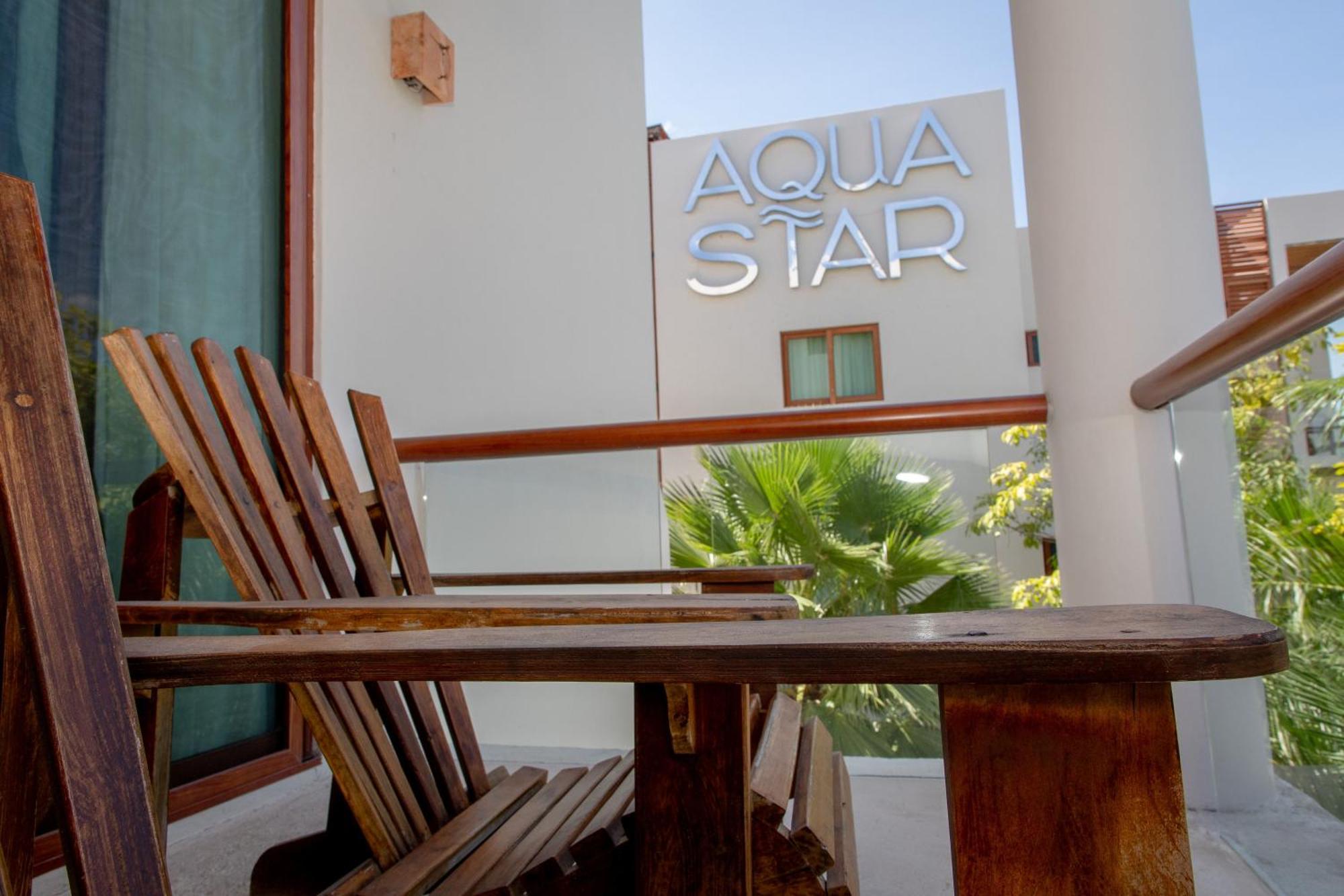 Aquastar Hotel & Apartments Mahahual Exterior foto